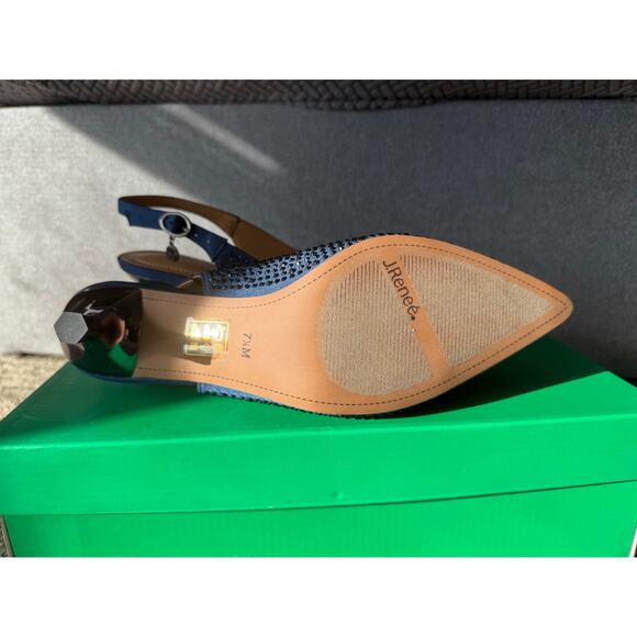 J.Renee Blue Sequin Heels - Picture 7 of 7